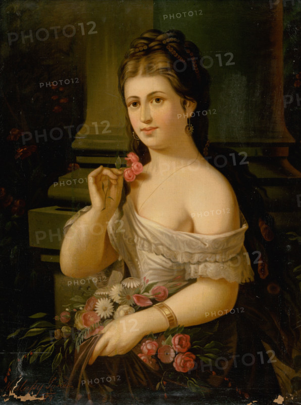Young Woman with a Bouquet, 1874.