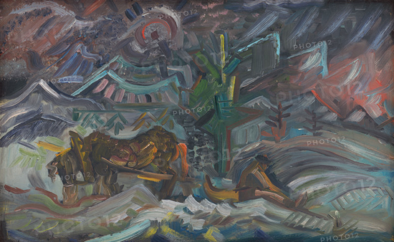 Resting Farmers, 1940-1944.