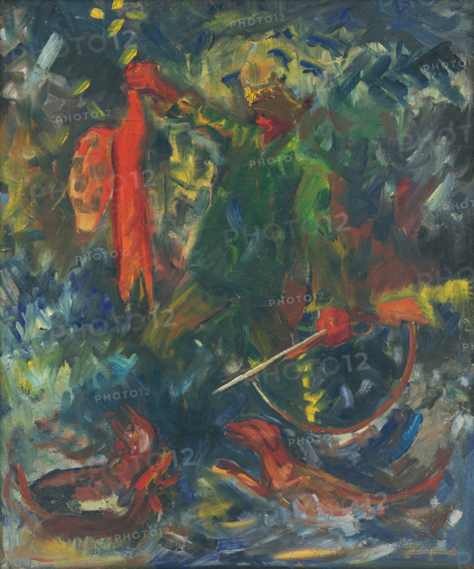 Hunter with Dog II, 1940-1944.
