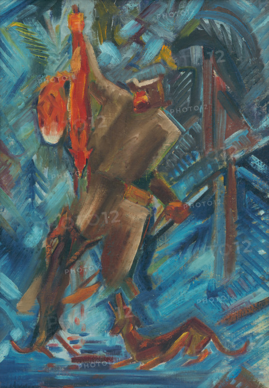 Hunter with a Fox in His Hand, 1940-1944.