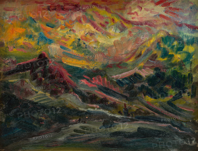 Sunset in the Mountains, 1940-1944.