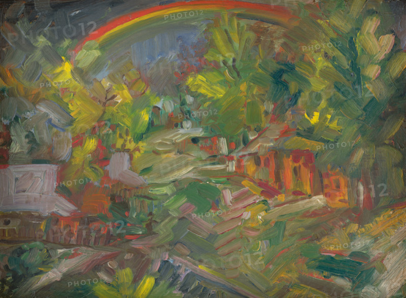 A Rainbow over a Village, 1940-1944.