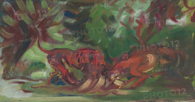Dogs Fighting, 1940-1944.