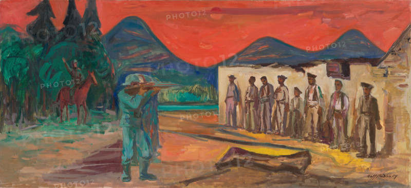 Execution of partisans, 1947.
