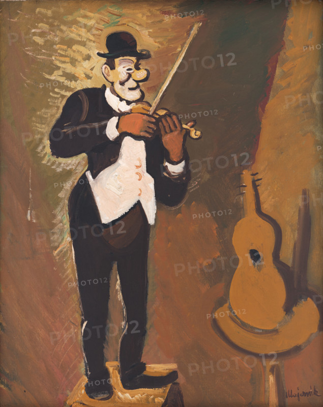 A Clown Playing the Violin, 1940.