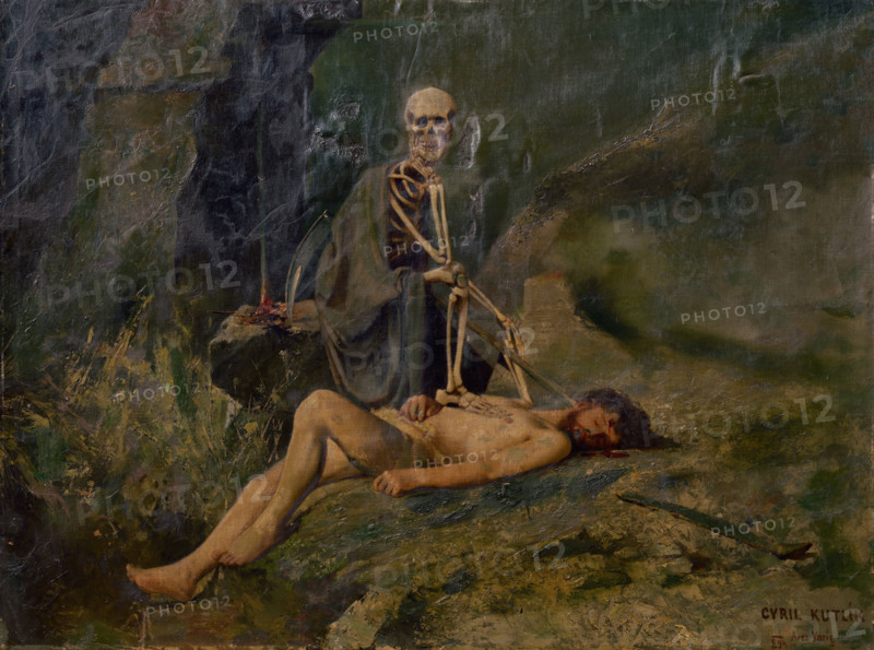The first victim of Death / the death of Abel, 1894.