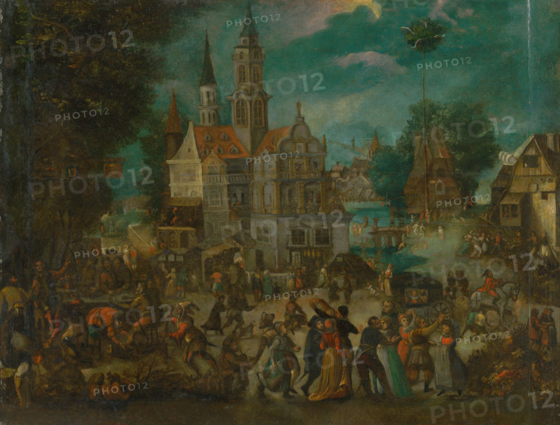May Celebrations (Celebrations outside the Castle),  c1600-1630.