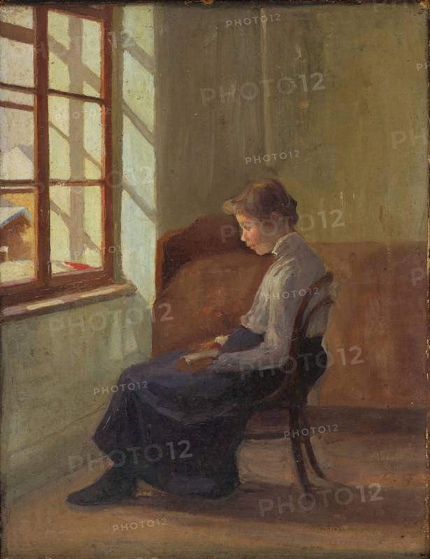 Woman Reading at the Window, around 1905.
