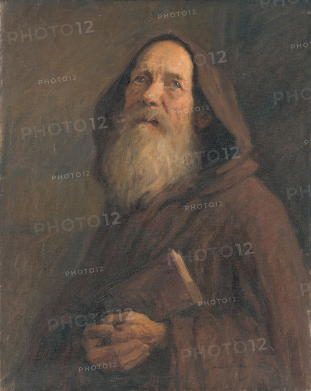 Study of a monk, c1899.