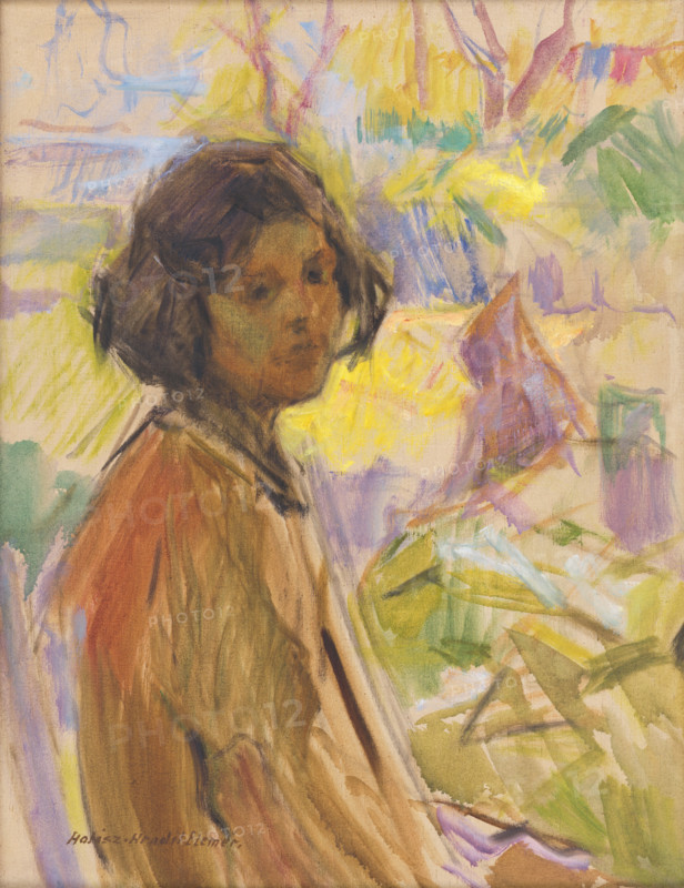 Study of a young woman, c1940.