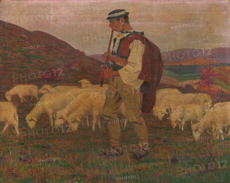 Autumn evening mood, 1905.