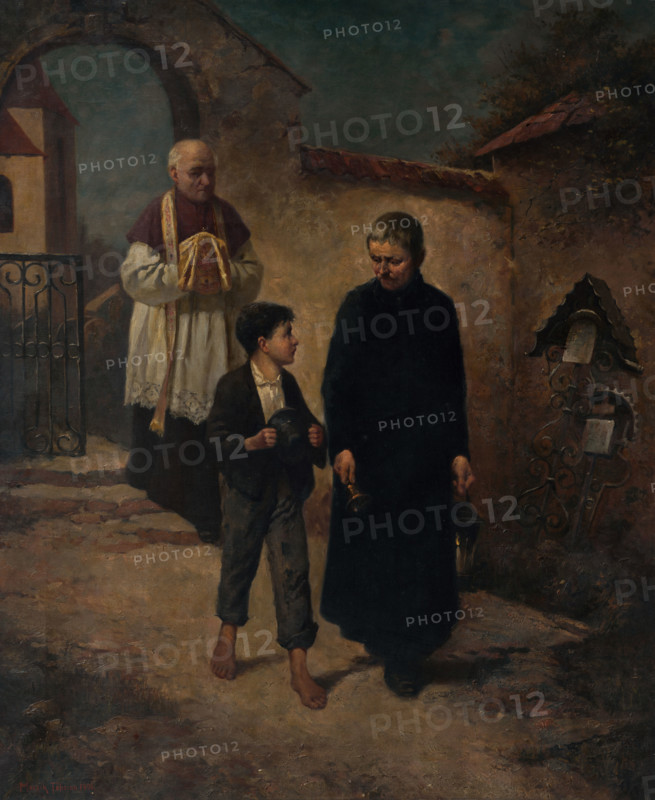 Going to care for the sick, 1901.
