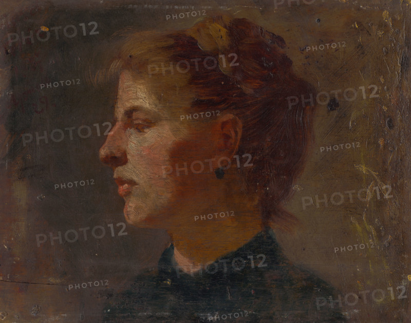 Head Study of a Younger Woman, around 1900.