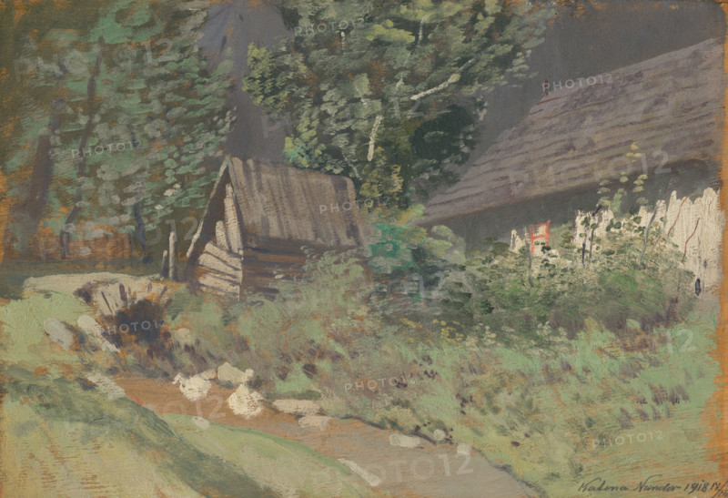 Behind the Barn, 1918.