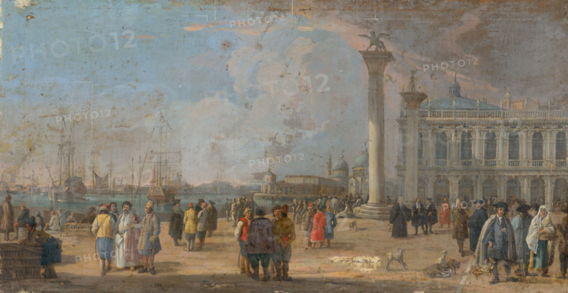 St Mark's Square in Venice, 1780-1800.