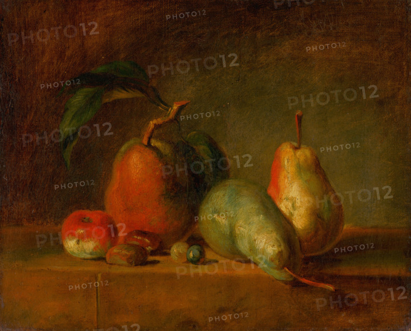 Still Life with Pears, 1850-1860.