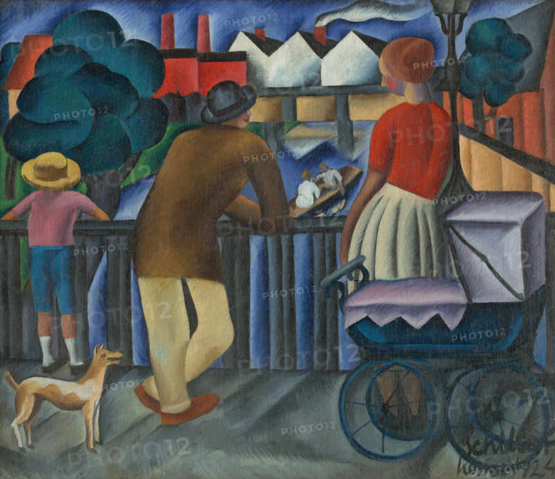 Urban scene, 1924.