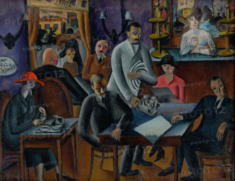 In the Café, 1924.