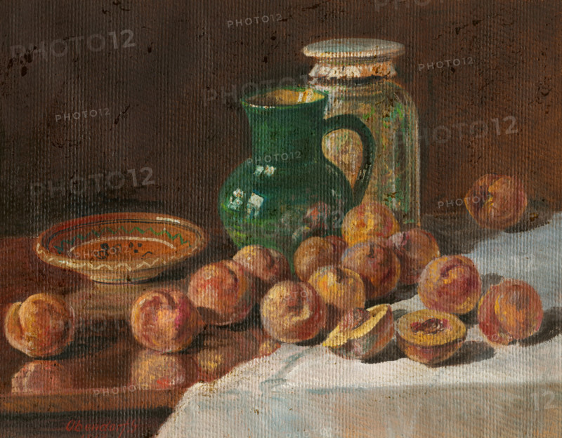 Still Life with Peaches, 1917.