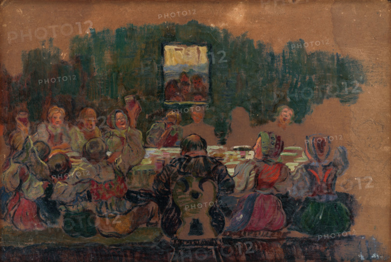 Wedding Feast - Study for the Painting, 1929.