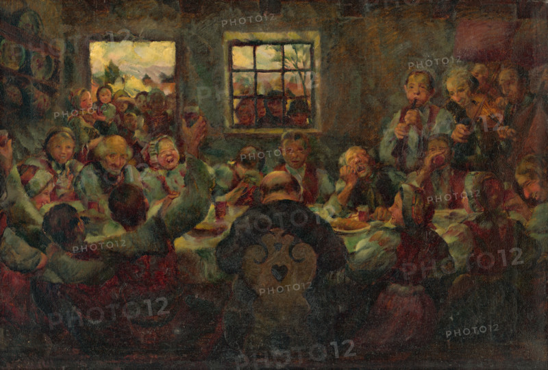 The Wedding in the village I, 1929-1930.