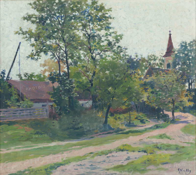 Landscape from Petrzalka, around 1911.