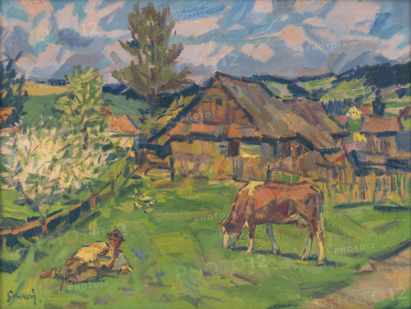 Spring in Zdiar, around 1936.
