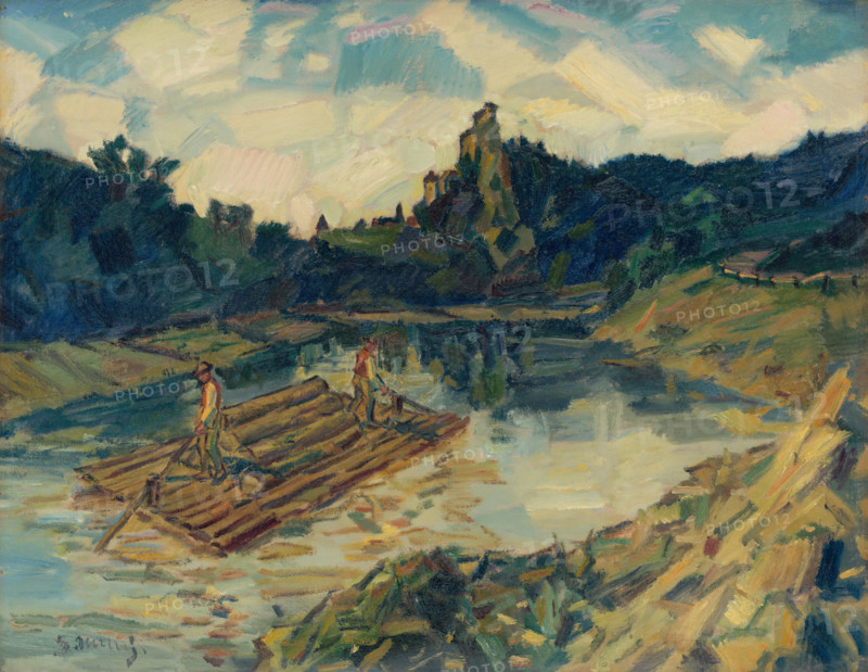 Rafters. On the River Orava, 1935-1940.