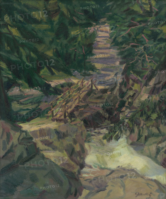 Mountain-Stream in the Tatras, around 1939.