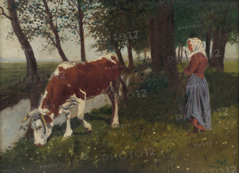 Shepherdess, around 1909.