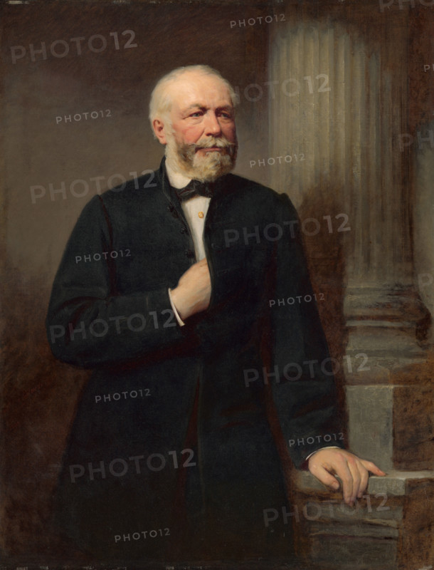 Portrait of Fiedler, a banker from Kosice, 1864.