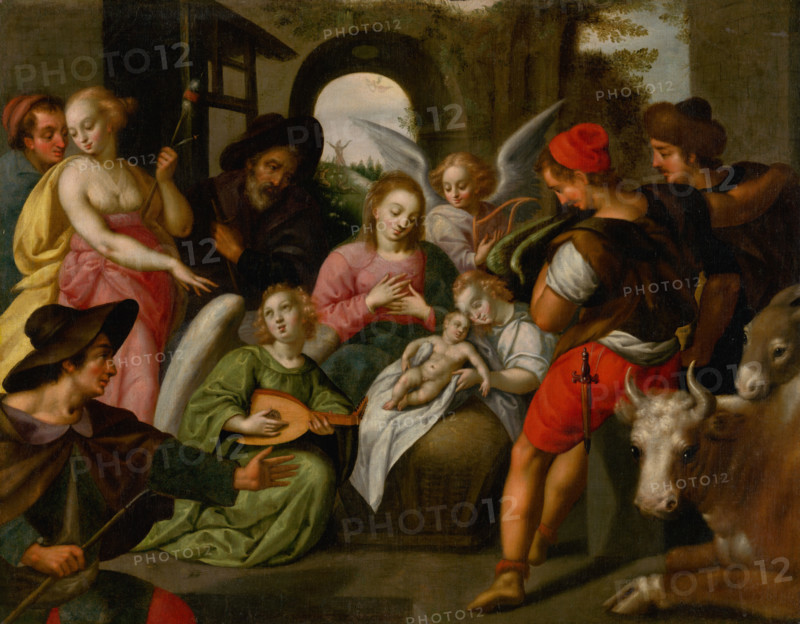 Adoration of the Shepherds, 1st half 17th century.