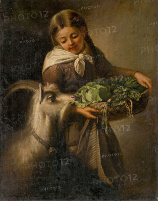 Girl with a Goat, 1860-1880.