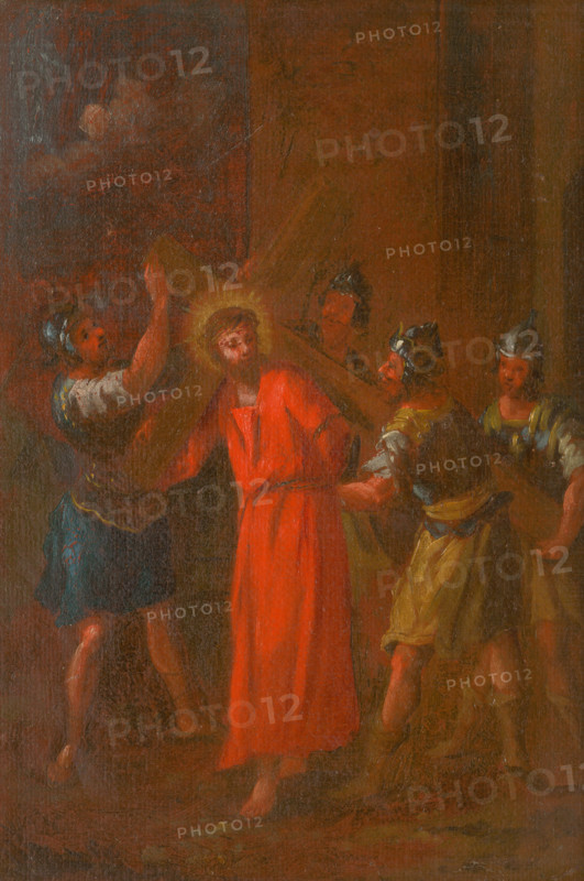 Jesus Carries His Cross. Study for the Stations of the Cross II, before 1781.