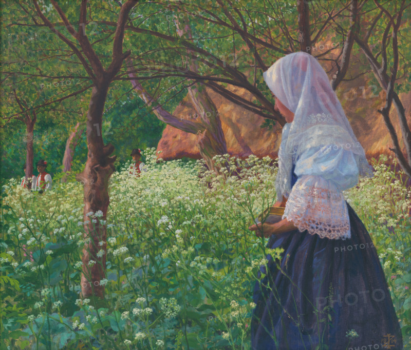 Girl in a Folk Costume, 1914.