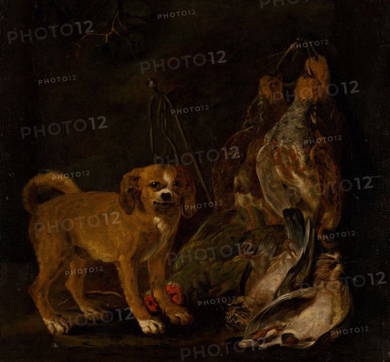 Hunting Still Life with Dog, 1650-1660.