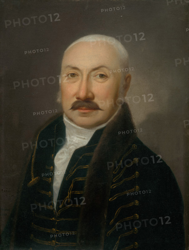 Portrait of a zeman, 1810. The word zeman originally denoted a member of low nobility.