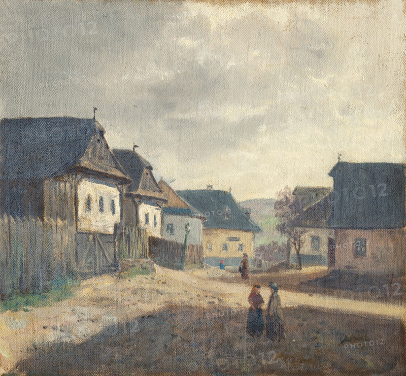 Village square, 1850-1900.