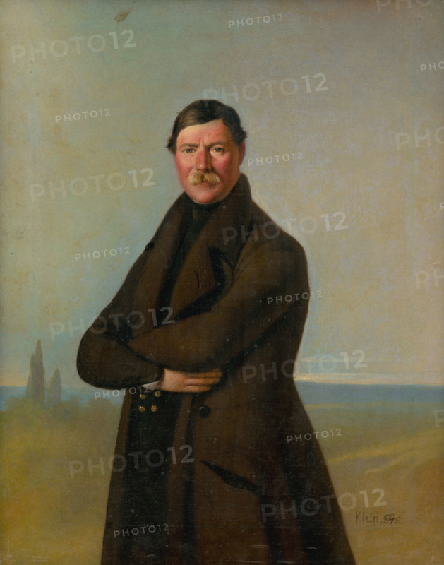 Portrait of a Hungarian landowner, 1845-1850. Probably by Johann Adam Klein.
