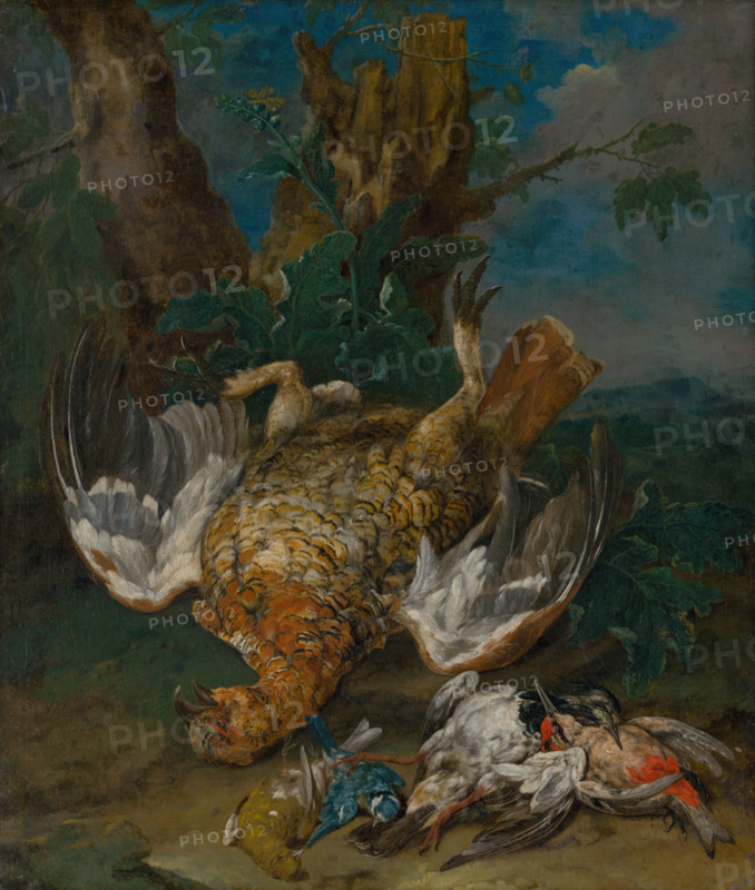 Still Life with a Grouse, 1720-1730.