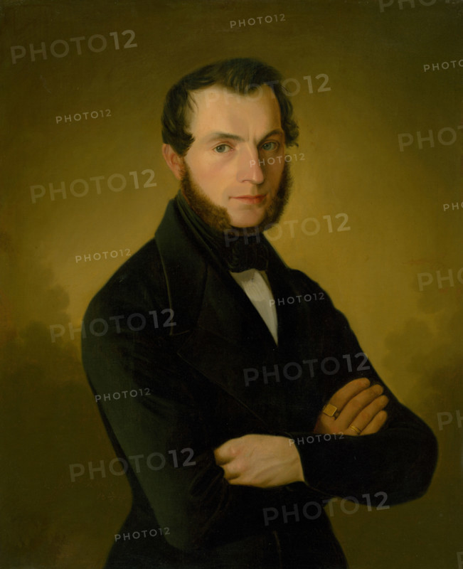 Portrait of A. Jupp, a citizen of Podebrady, 1845.