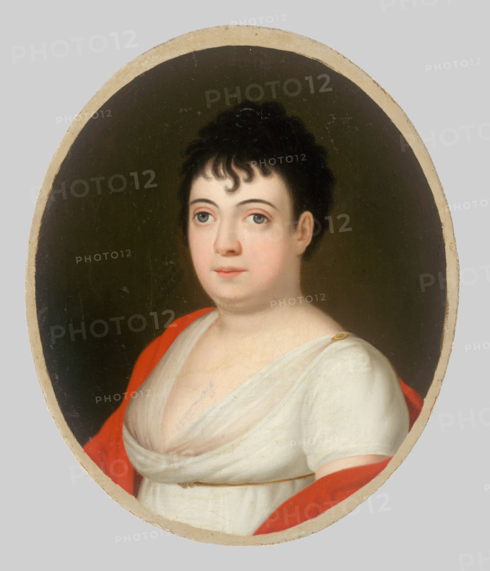 Portrait of Anna Mária Szirmayová, née Horvath-Stansith, 1810-1820. Probably by Jozef Czauczik.