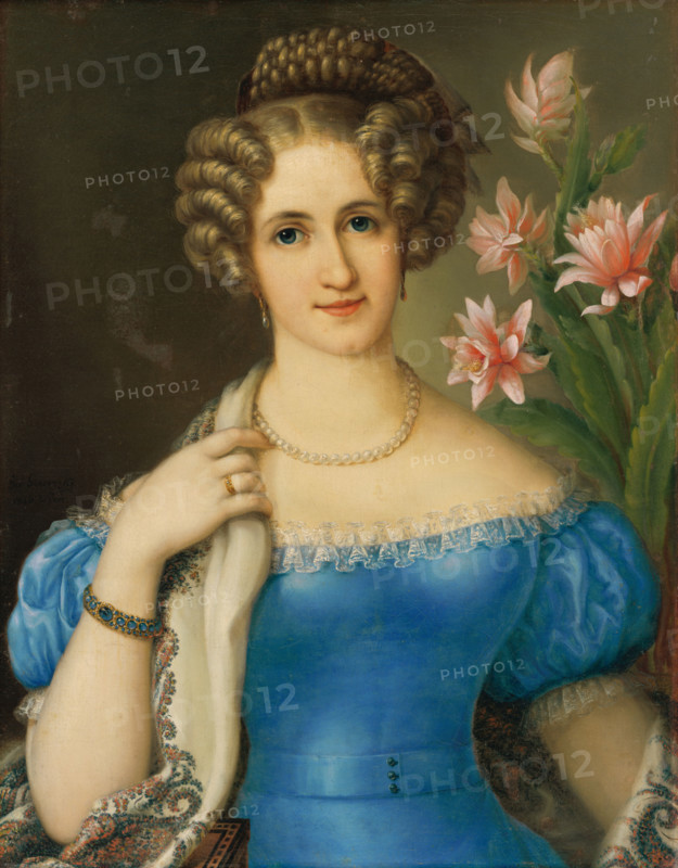 Portrait of a Young Lady in a Blue Dress, 1826.