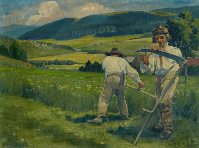 Reaping from the Field on St John's Day, 1926.
