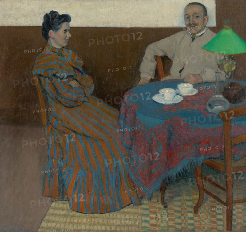 Married Couple at the Table, 1900-1905.