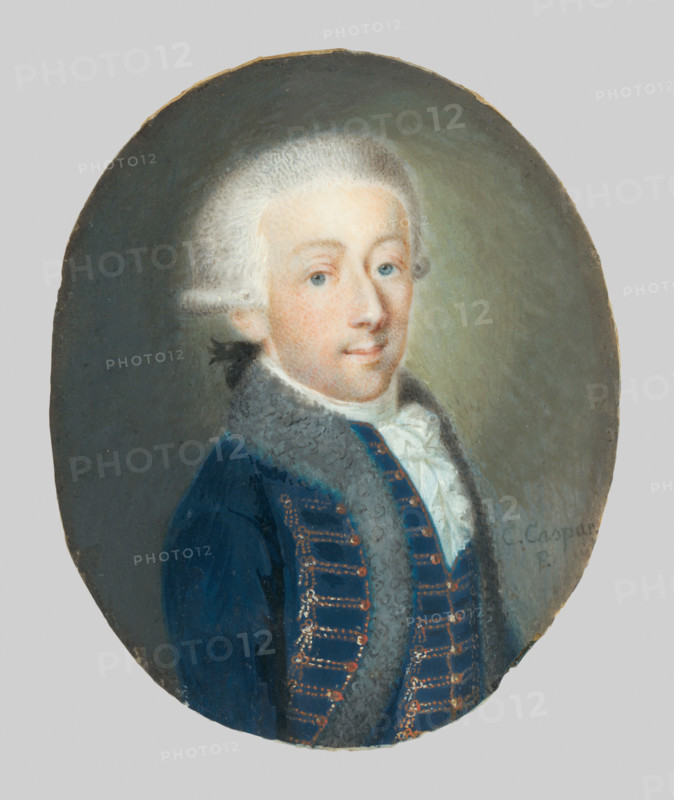 Portrait of Count Joseph Szapáry, c1790. Possibly a portrait of Hungarian/Slovak nobleman, politician and writer József Szápáry de Muraszombath (1754-1822).