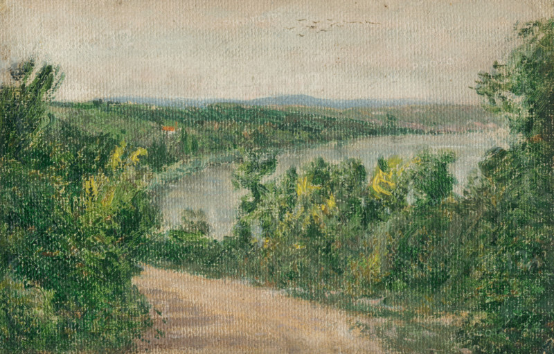 Landscape from the Basin of the Danube, 1900.