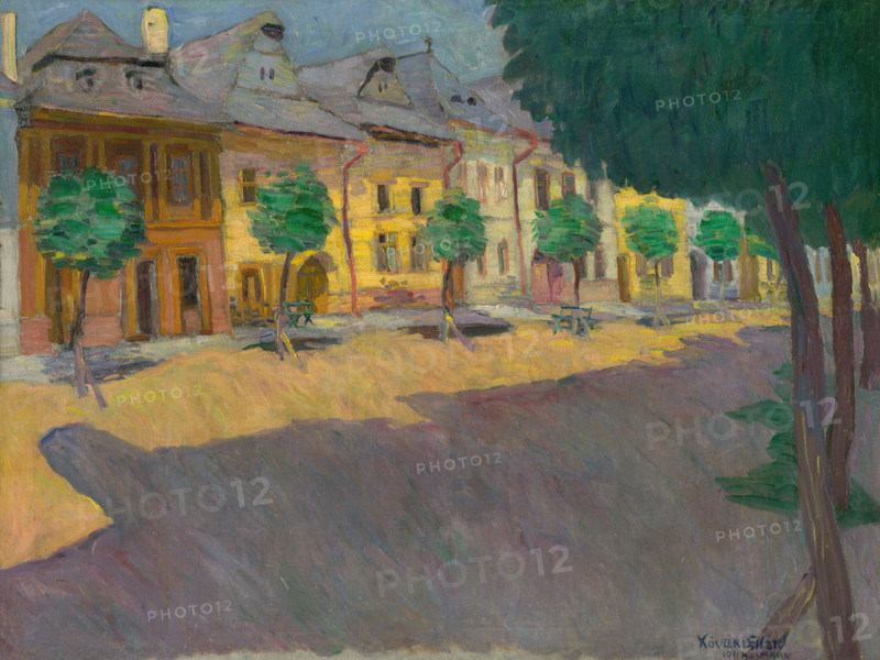 Street in Kezmarok, 1911.