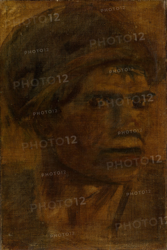 Head of a Prisoner (Head of a Balkan Man), around 1915.