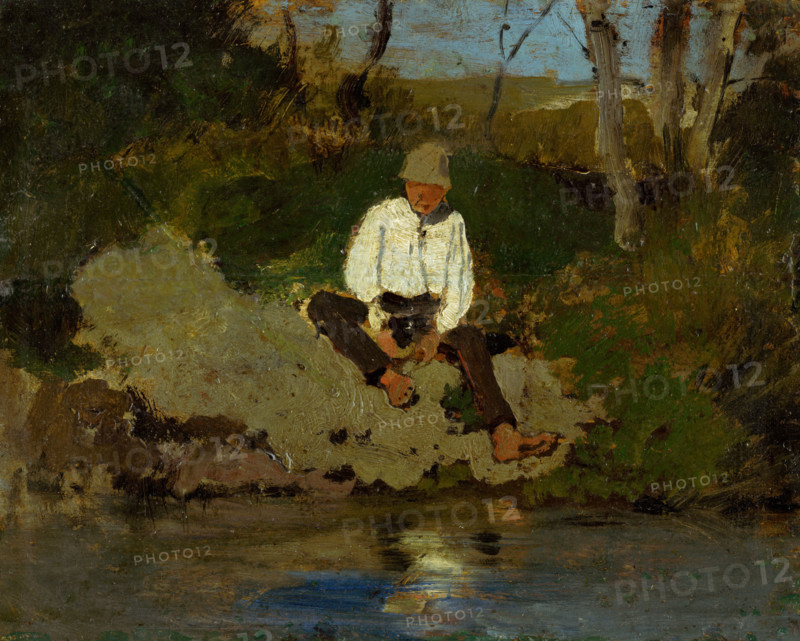 Herdsboy on the Riverbank, 1889-1892.